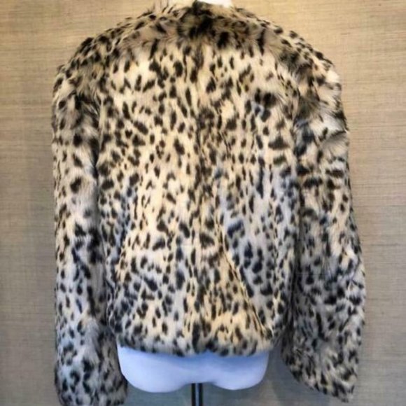 J.Crew $278 Cropped Faux Fur Coat in Snow J6148 - Picture 2 of 5